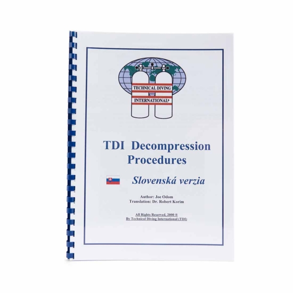 Slovak TDI Decompression Procedures Manual-0
