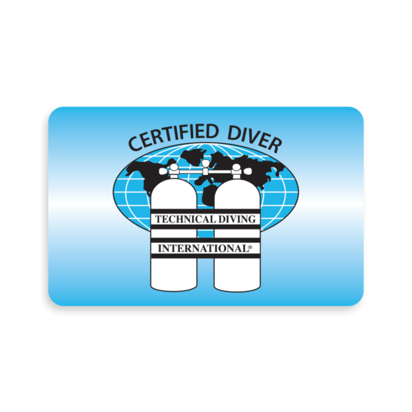 TDI Diver Blank Certification Card-0